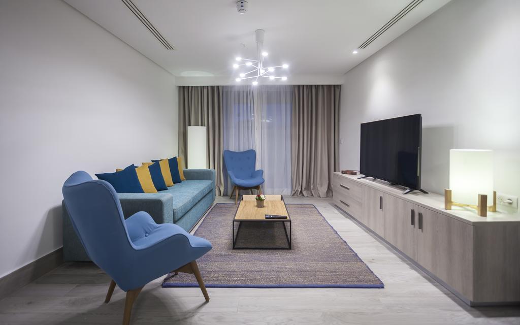 Sousse Pearl Marriott Resort & Spa Exterior foto A living room in a hotel