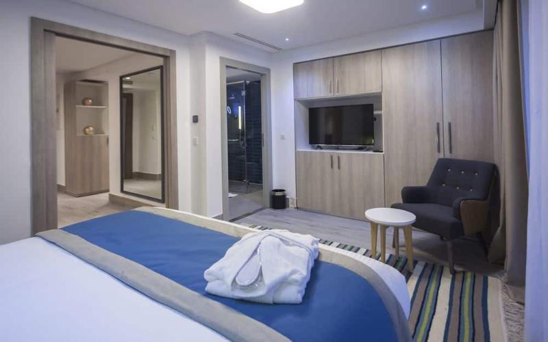Sousse Pearl Marriott Resort & Spa Exterior foto A room at the hotel